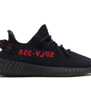Yeezy 350 Black Red Sneaker